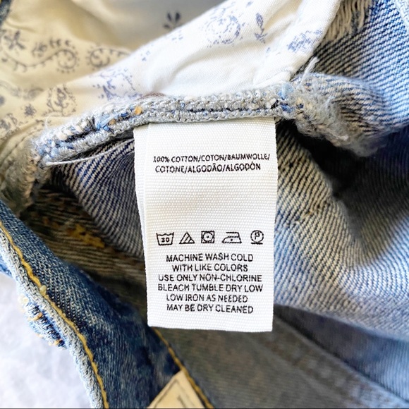 FREE PEOPLE Sophia Cutoff Denim Shorts 25 NWT - Picture 6 of 10